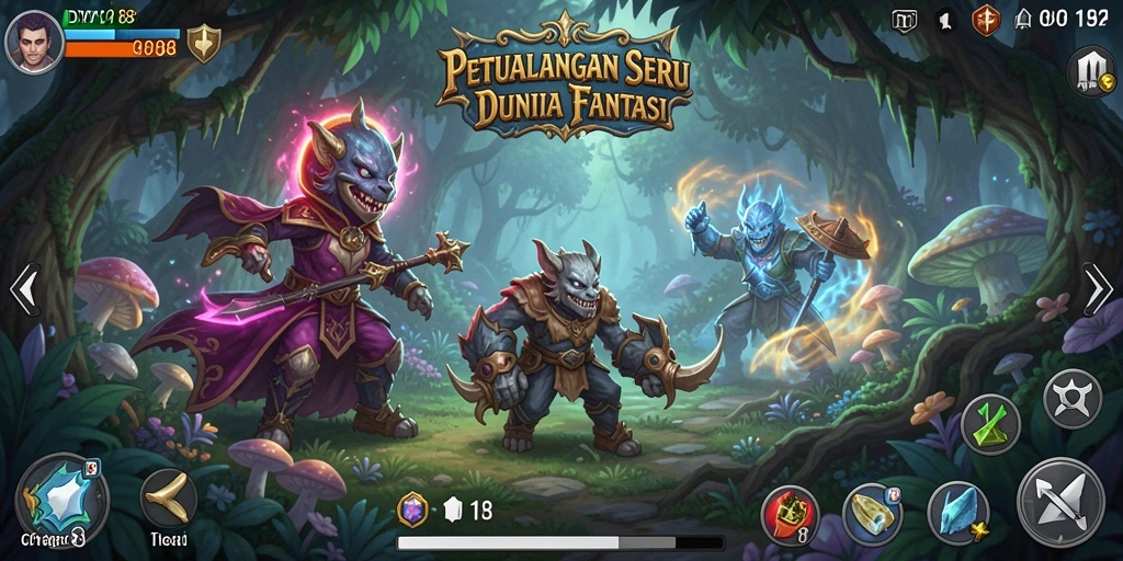 Tampilan gameplay DV188 yang menakjubkan dan penuh tantangan.