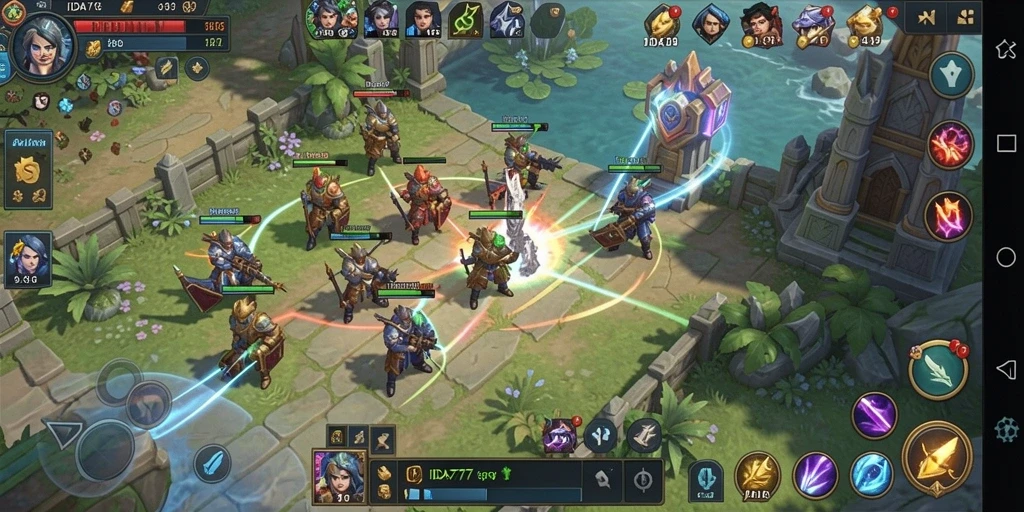 Tampilan gameplay IDA777 yang memukau dengan aksi SLG seru.
