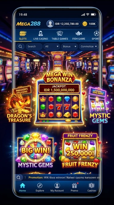 Antarmuka pengguna mega288 yang sederhana dan intuitif.